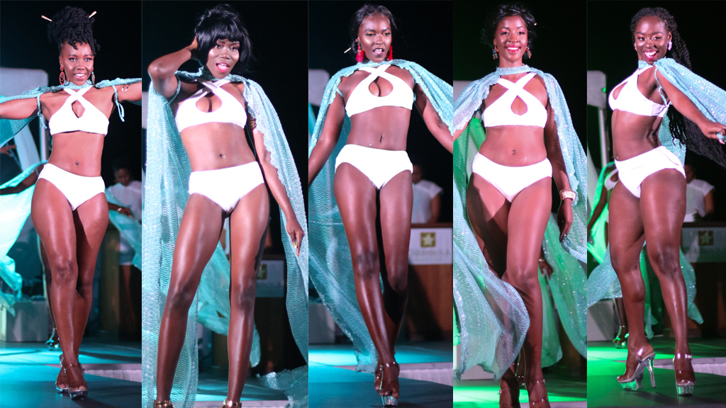 Contestants Make Debut in Identical Swimsuit Segment