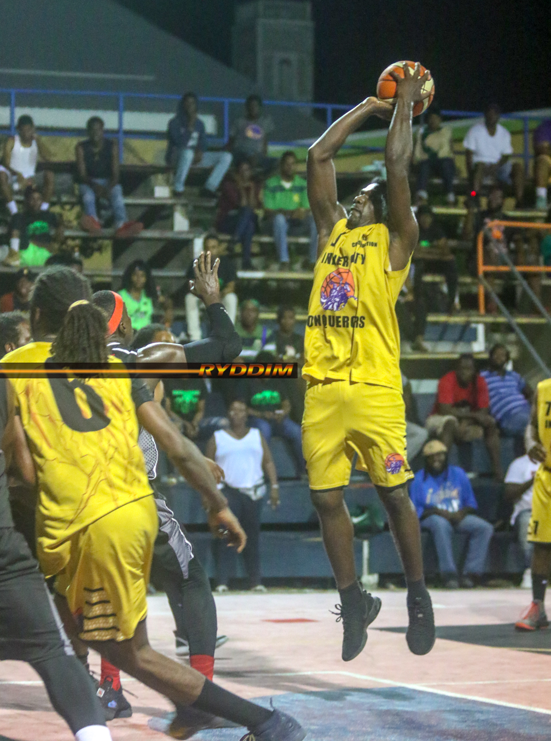 Inner City Conquerors Take Game 1 in SKNABA Finals